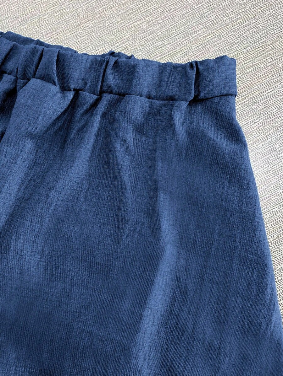 Conjunto Serena Top Curto e Saia Mini