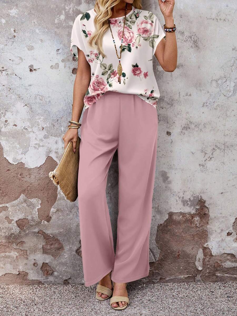 Conjunto Serena Casual Elegante Outono