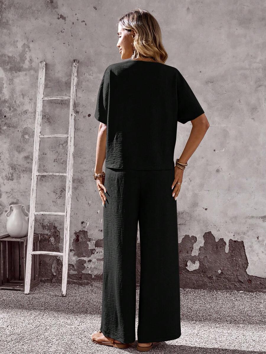 Conjunto Aurora Casual Verão Pantalona