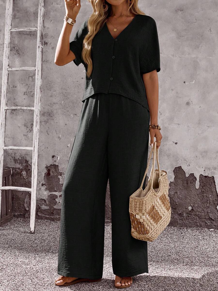 Conjunto Aurora Casual Verão Pantalona