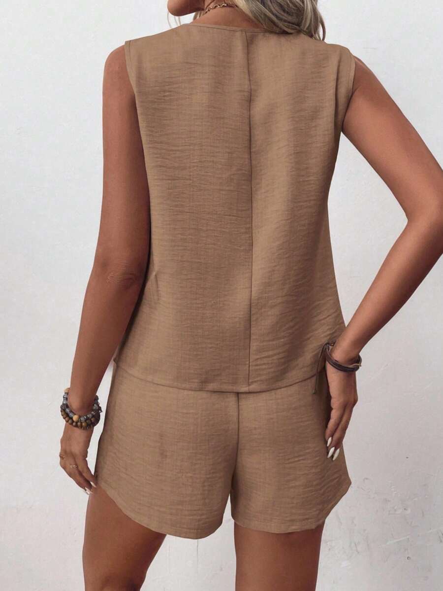 Conjunto Serena Bandeau Pantalona Elegante