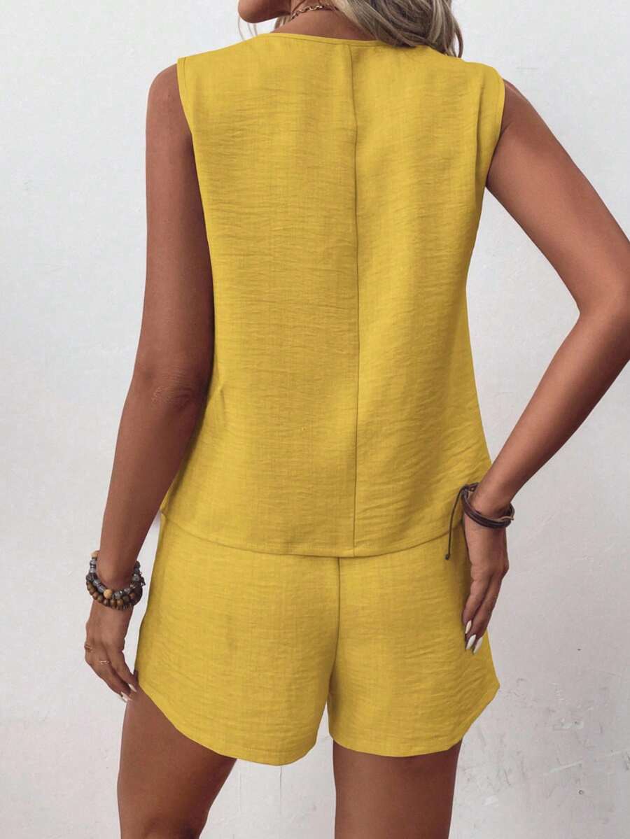 Conjunto Serena Bandeau Pantalona Elegante