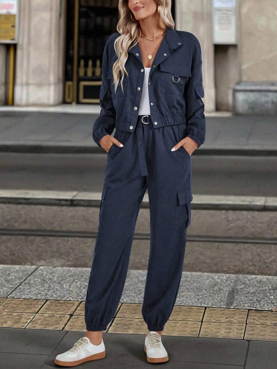 Conjunto Serena Manga Longa e Calça Solta