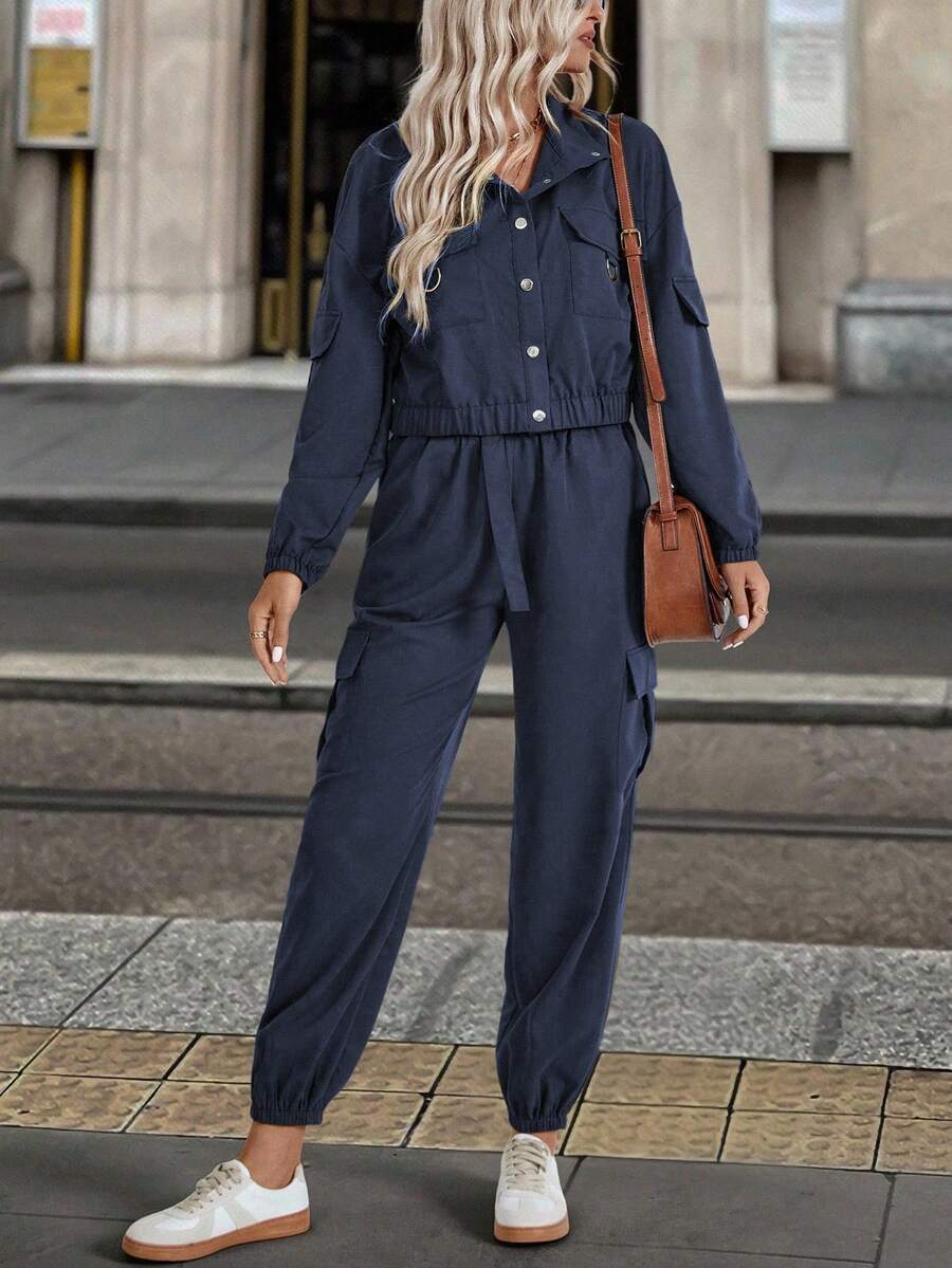 Conjunto Serena Manga Longa e Calça Solta