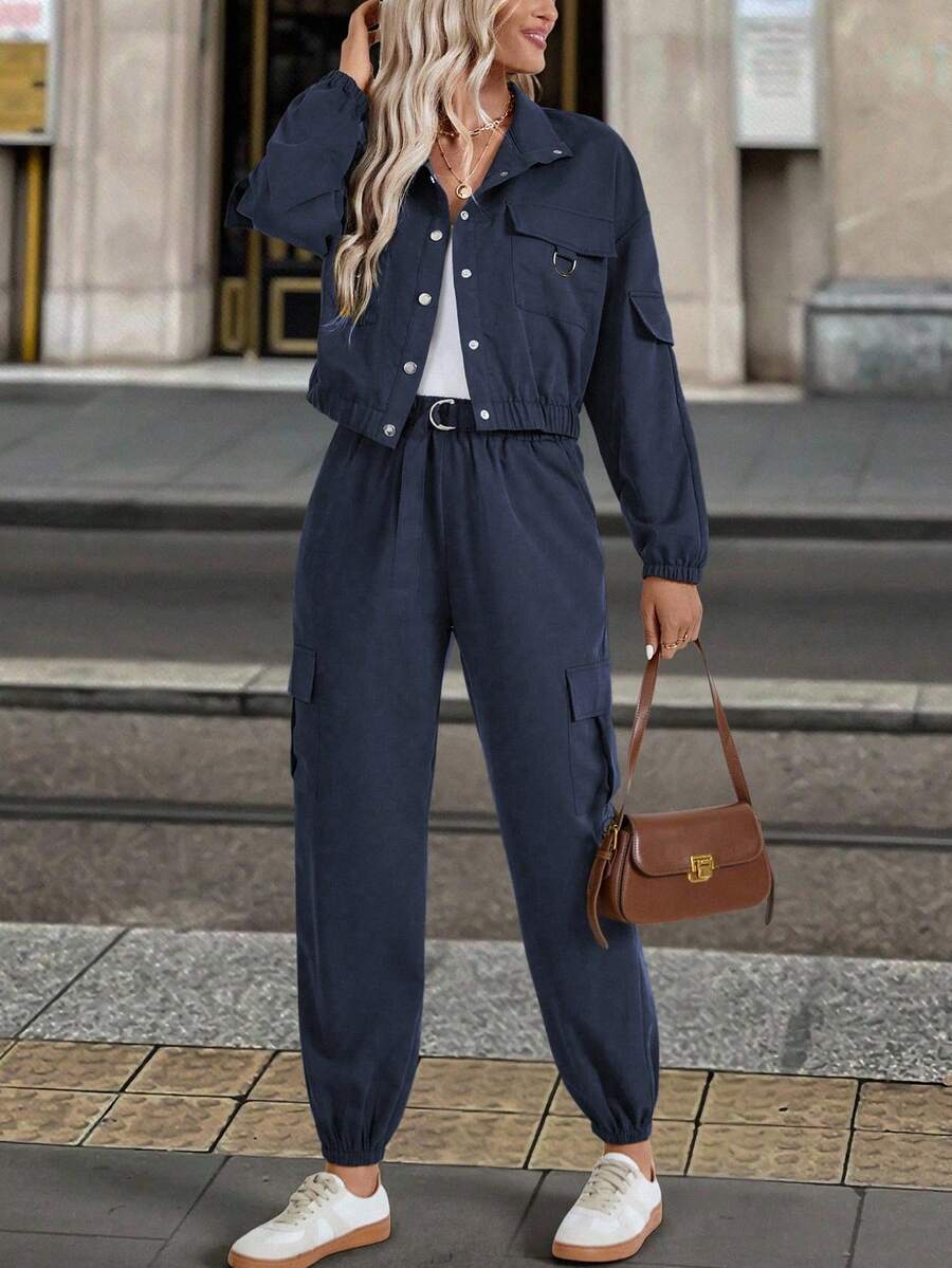 Conjunto Serena Manga Longa e Calça Solta