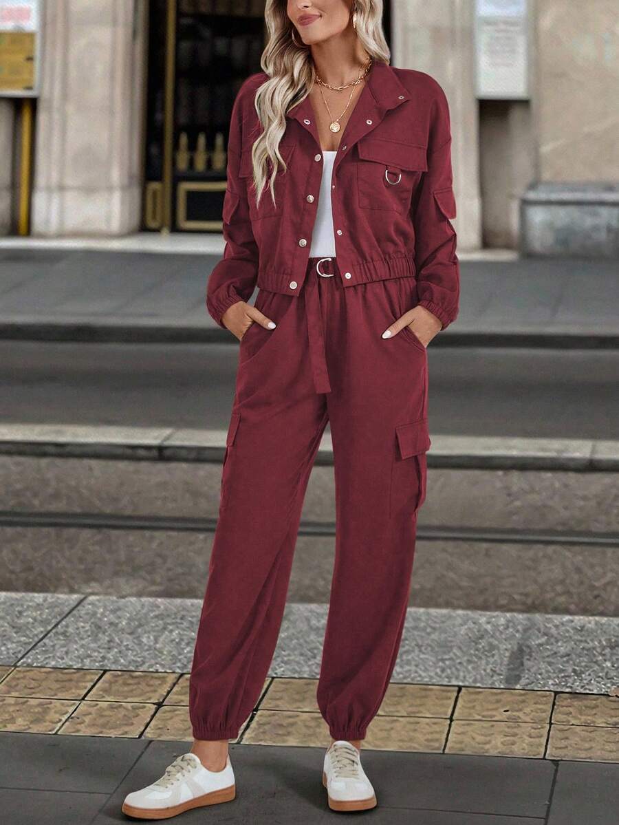 Conjunto Serena Manga Longa e Calça Solta