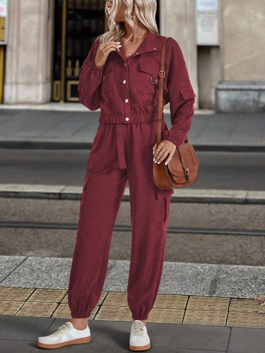 Conjunto Serena Manga Longa e Calça Solta