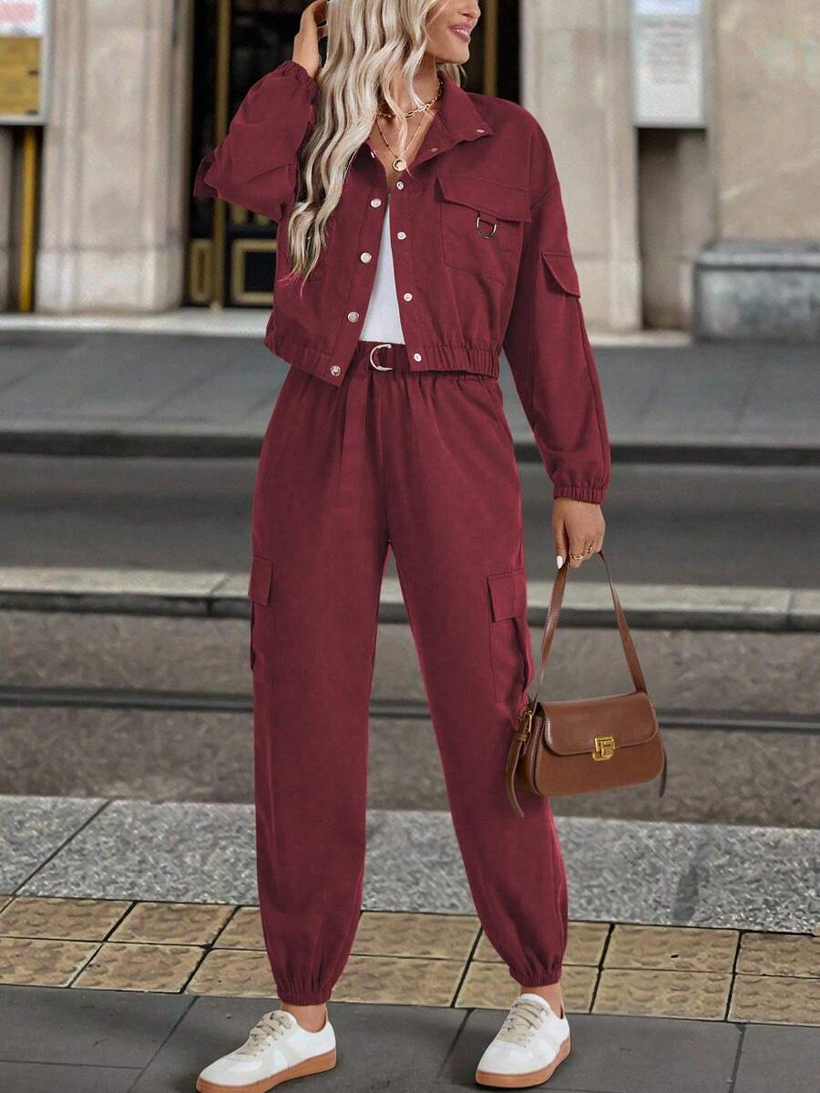 Conjunto Serena Manga Longa e Calça Solta