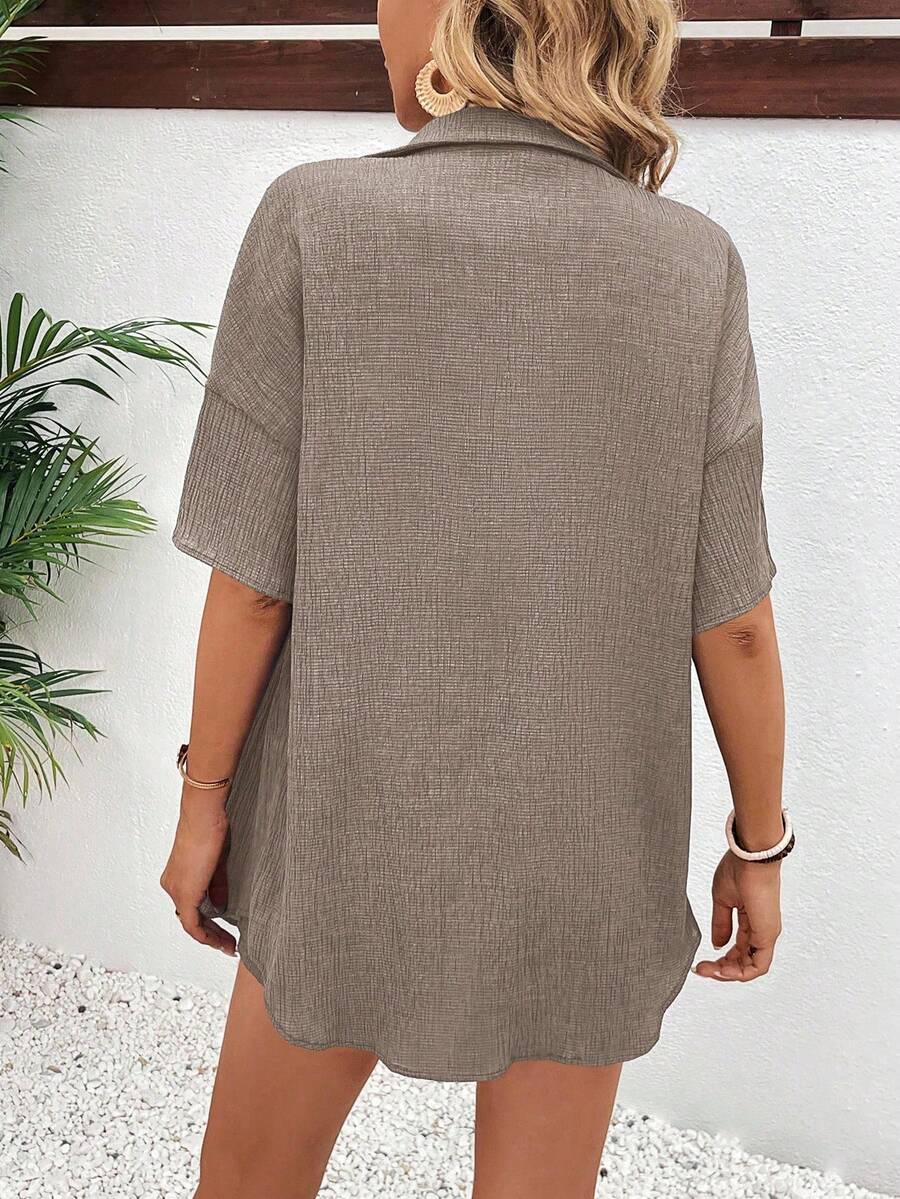 Conjunto Aurora Casual Cardigã e Shorts