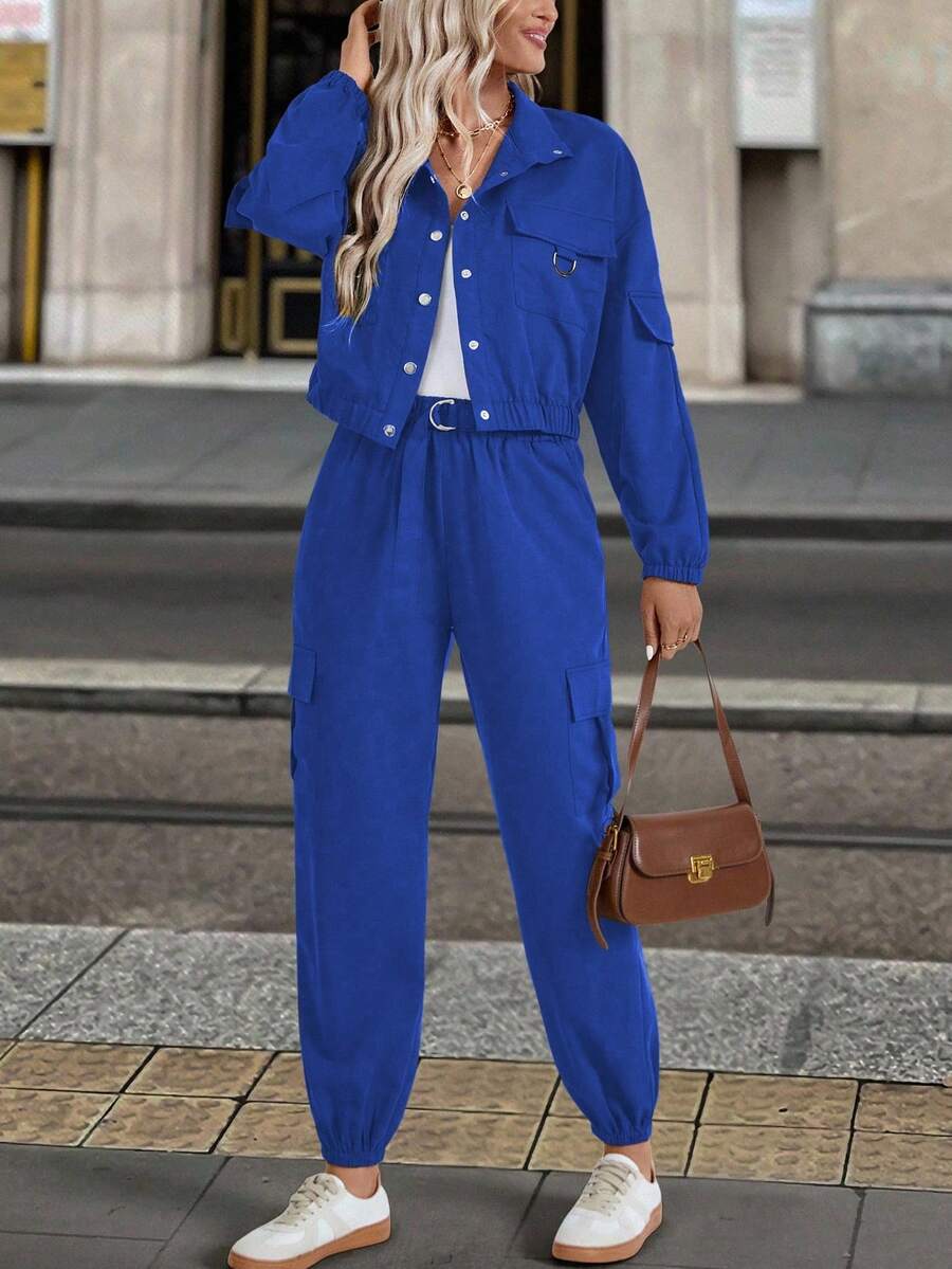 Conjunto Serena Manga Longa e Calça Solta