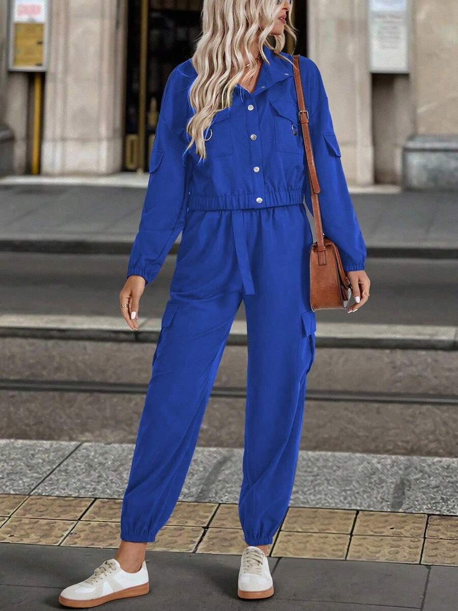 Conjunto Serena Manga Longa e Calça Solta