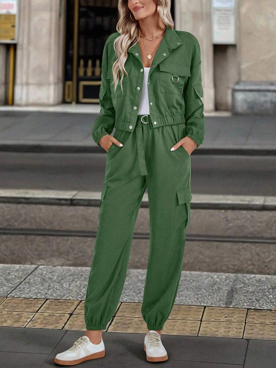 Conjunto Serena Manga Longa e Calça Solta