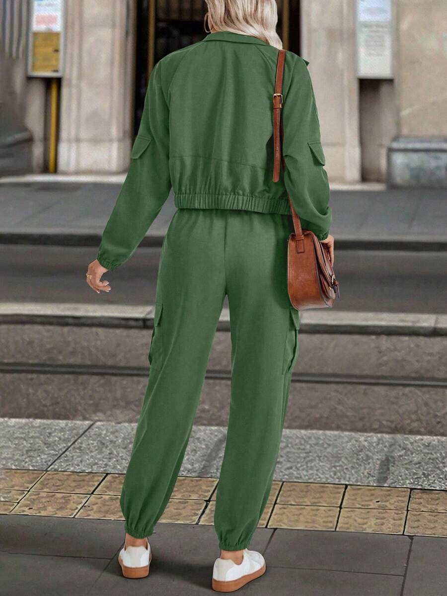 Conjunto Serena Manga Longa e Calça Solta