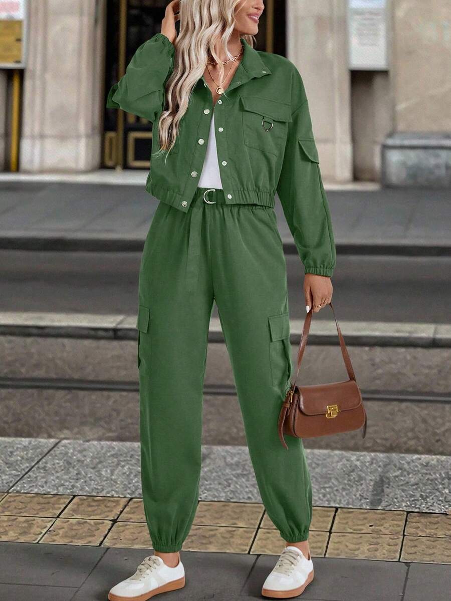 Conjunto Serena Manga Longa e Calça Solta