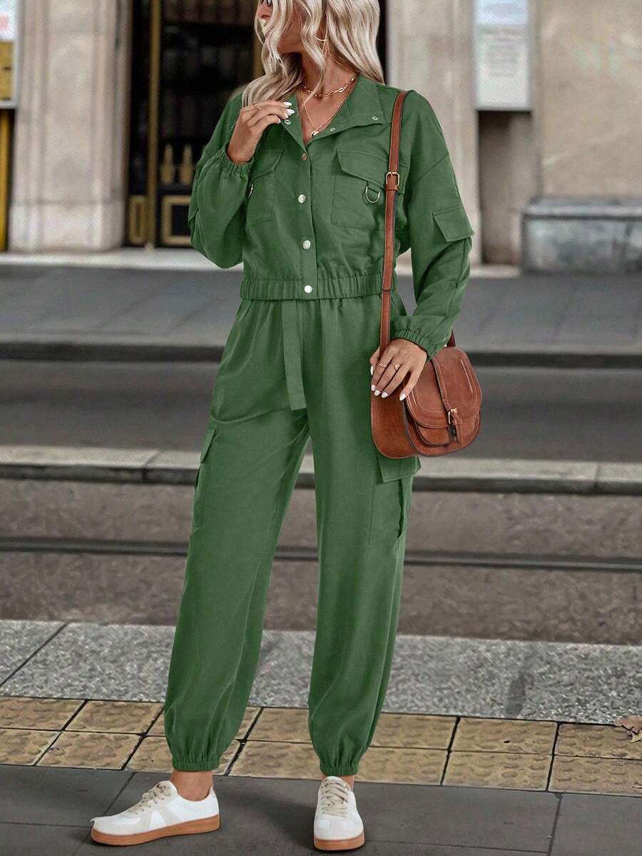 Conjunto Serena Manga Longa e Calça Solta