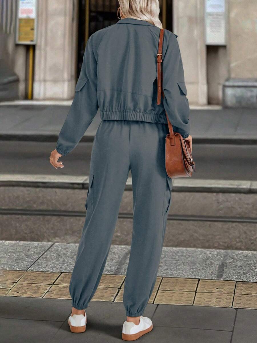 Conjunto Serena Manga Longa e Calça Solta