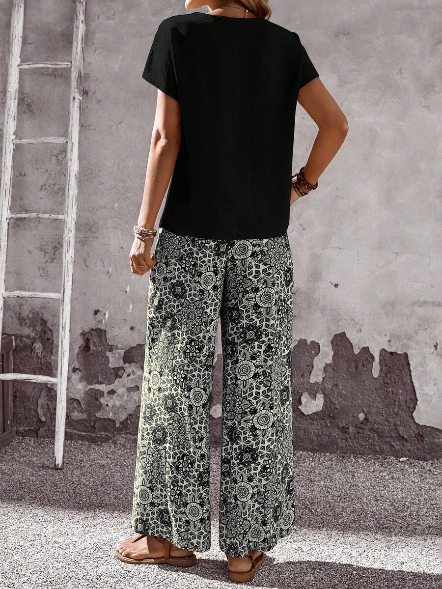 Conjunto Serena Casual Elegante Outono