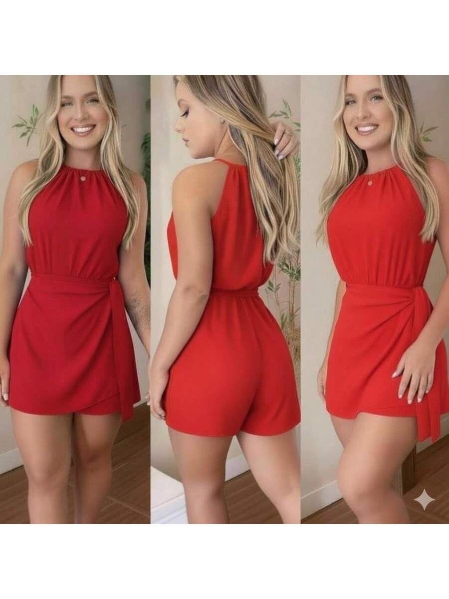 Macaquinho Duna Verão Tendência Feminina