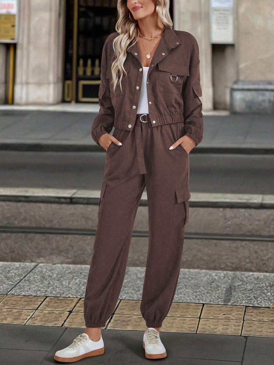 Conjunto Serena Manga Longa e Calça Solta