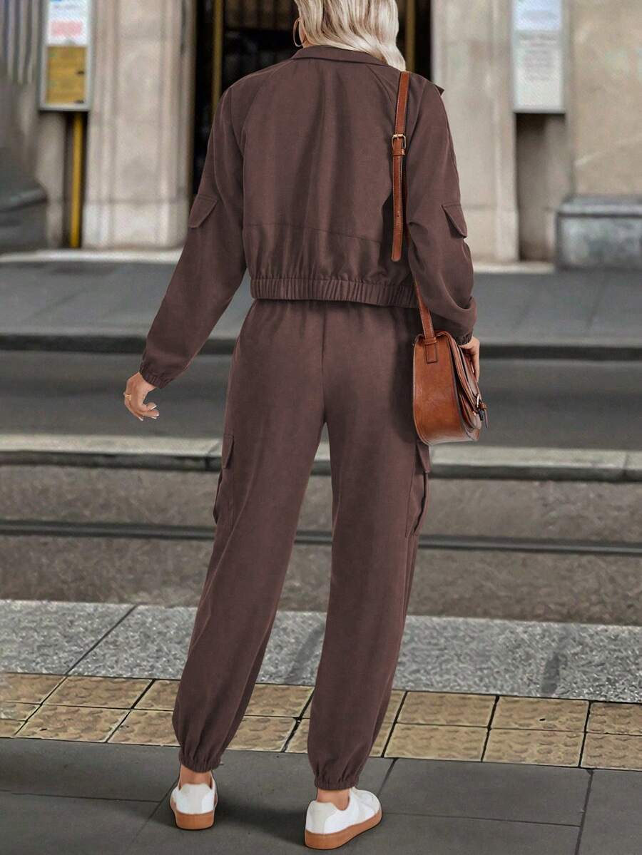 Conjunto Serena Manga Longa e Calça Solta