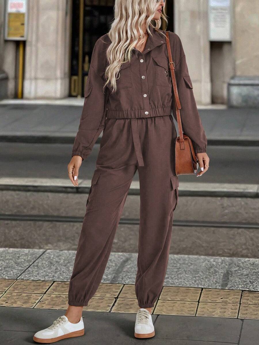 Conjunto Serena Manga Longa e Calça Solta