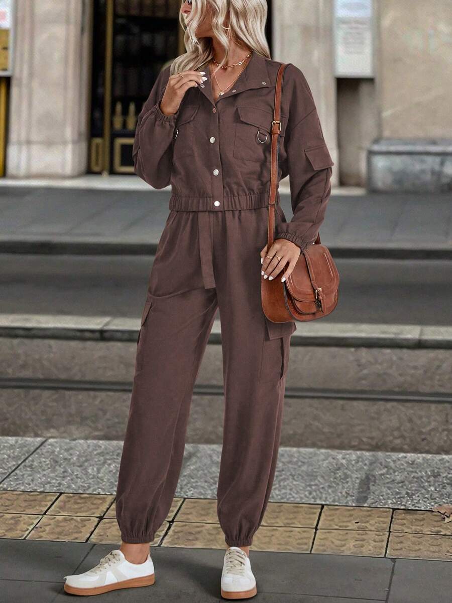 Conjunto Serena Manga Longa e Calça Solta