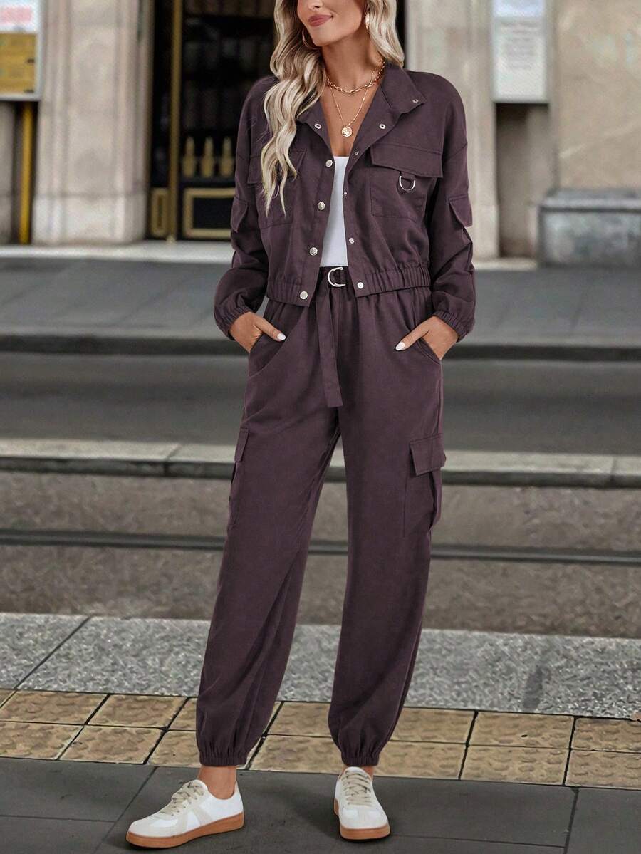 Conjunto Serena Manga Longa e Calça Solta