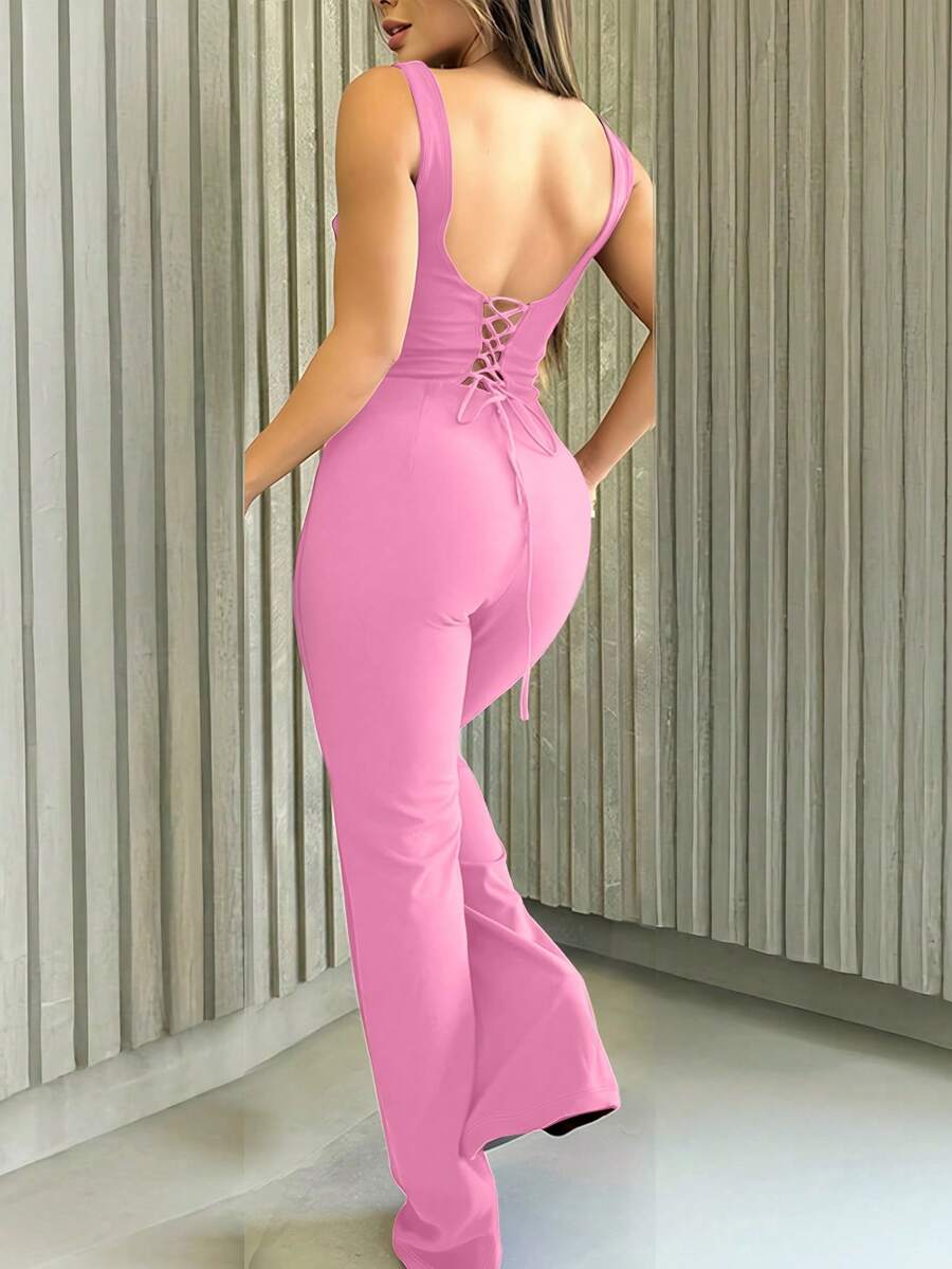 Macaquinho Inawly Elegante Costas Abertas